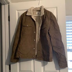 Corduroy and Sherpa Wrangler Jacket